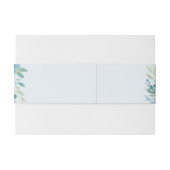 ブルーウォーターエレガントフローラ結婚植物体 招待状ベリーバンド (裏面例)