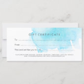 ブルーウォーターカラスプラッシュギフト証明書 (裏面)