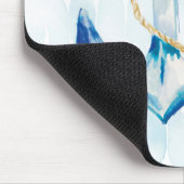 ブルーウォーターカラーいかり マウスパッド (コーナー)