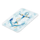 ブルーウォーターカラーいかり マグネット (左側)