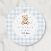 ブルーウォーターカラーのくま We Can Bearly Wait フェイバータグ (正面)
