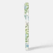 ブルーウォーターカラーの花のモノグラム Case-Mate iPhoneケース (裏面 / 左)
