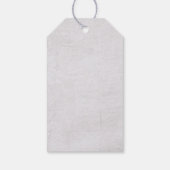 ブルーウォーターカラーの花 ギフトタグ (裏面)