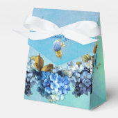 ブルーウォーターカラーアジサイの色合い フェイバーボックス (正面サイド)