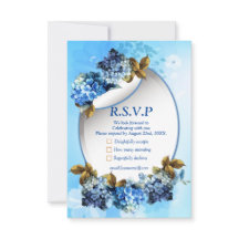 ブルーウォーターカラーアジサイの色合い