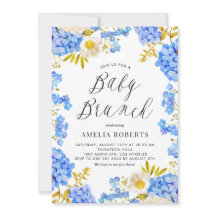 ブルーウォーターカラーアジサイフローラベビーブランチ