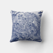 ブルーウォーターカラーアンダーシー海ビーチハウスカニ クッション (裏面)