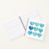 ブルーウォーターカラーアーツforハートハートヘルスクリパ ノートブック (内部)