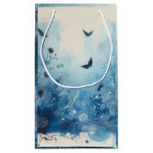 ブルーウォーターカラーエフェメラ スモールペーパーバッグ (裏面)