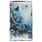 ブルーウォーターカラーエフェメラ スモールペーパーバッグ (裏面)