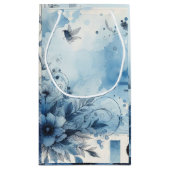 ブルーウォーターカラーエフェメラ スモールペーパーバッグ (裏面)