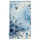 ブルーウォーターカラーエフェメラ スモールペーパーバッグ (正面)