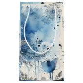 ブルーウォーターカラーエフェメラ スモールペーパーバッグ (正面)