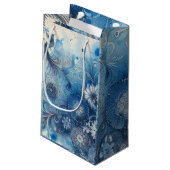 ブルーウォーターカラーエフェメラ スモールペーパーバッグ (裏面アングル)