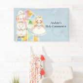 ブルーウォーターカラーガール1st.聖餐式 横断幕 (インサイチュ)