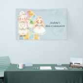 ブルーウォーターカラーガール1st.聖餐式 横断幕 (トレードショー)