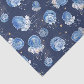 ブルーウォーターカラークラゲ 薄葉紙 (詳細)