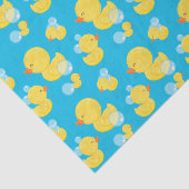 ブルーウォーターカラーゴムダッキー（アヒルちゃん） 薄葉紙 (詳細)