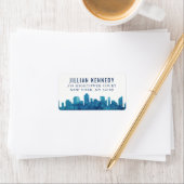 ブルーウォーターカラーシティスカイライン ラベル (インサイチュ)