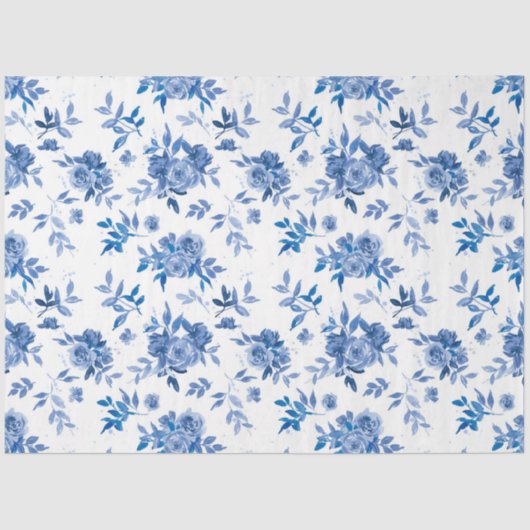 ブルーウォーターカラーシリーズデザイン6 薄葉紙 (正面)