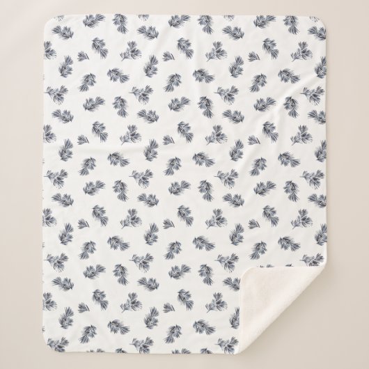 ブルーウォーターカラースプリング シェルパブランケット (正面)