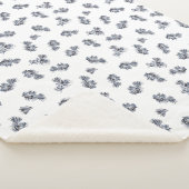 ブルーウォーターカラースプリング シェルパブランケット (3/4)