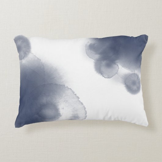 ブルーウォーターカラーテーマ アクセントクッション (正面)