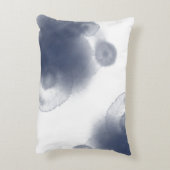 ブルーウォーターカラーテーマ アクセントクッション (裏面(縦))