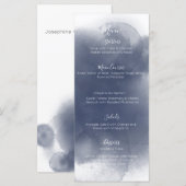 ブルーウォーターカラーテーマ メニュー (正面/裏面)