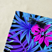 ブルーウォーターカラートロピカルハワイアン ビーチタオル (インサイチュ)