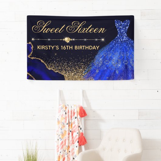 ブルーウォーターカラードレス&アゲートスイート16 横断幕 (インサイチュ)