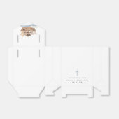 ブルーウォーターカラーノアズアークボーイ《キリスト教》洗礼式や命名式の好意 フェイバーボックス (折り畳みなし)