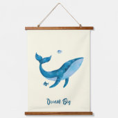 ブルーウォーターカラーノーチックコレクション 吊り下げ型タペストリー (正面3)