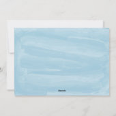 ブルーウォーターカラーハッピーホリデイズ シーズンカード (裏面)