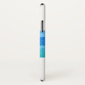 ブルーウォーターカラーバタフライパーソナライズされた Case-Mate iPhoneケース (裏面/右)