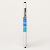 ブルーウォーターカラーバタフライパーソナライズされた Case-Mate iPhoneケース (裏面/左)