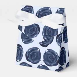 ブルーウォーターカラーバラつる植物コテージシック結婚ズ フェイバーボックス