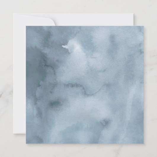 ブルーウォーターカラーフィッシュリハーサルディナー 招待状 (裏面)