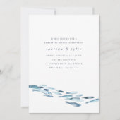 ブルーウォーターカラーフィッシュリハーサルディナー 招待状 (正面)