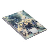 ブルーウォーターカラーフォトガーデナーノートブック ノートブック (右側)