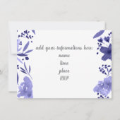 ブルーウォーターカラーフラワーズミュージックリサイタル 招待状 (裏面)