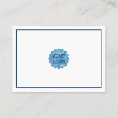 ブルーウォーターカラーフローラサロン 名刺 (裏面)