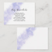 ブルーウォーターカラーブック(ベビーカード) エンクロージャーカード (正面/裏面)