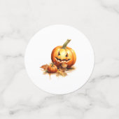 ブルーウォーターカラーベビードラゴンハロウィンベビーシャワー コンフェッティ (スモール正面)