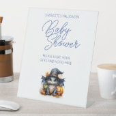 ブルーウォーターカラーベビードラゴンハロウィンベビーシャワー 台座サイン (インサイチュ)