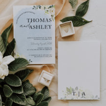 ブルーウォーターカラーホワイトローズエレガントな結婚式