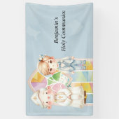 ブルーウォーターカラーボーイ1st.聖餐式 横断幕 (縦)