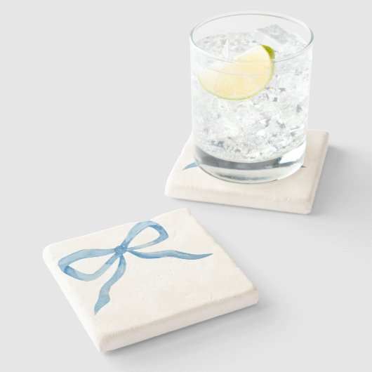 ブルーウォーターカラーボーグランミレニアコスター名門私立校風のター ストーンコースター (横)