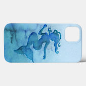 ブルーウォーターカラーマーメイド Case-Mate iPhoneケース (裏面 (横))