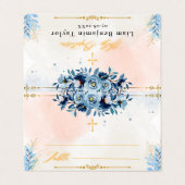 ブルーウォーターカラーモダンボーイバプテスマ座席表 (外部フラット)